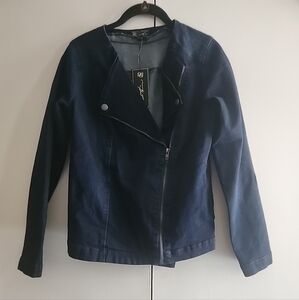 DG2 by Diane Gilman Dark Blue Jean Jacket